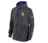 Minnesota Vikings Nike Primetime Club Full-Zip Hoodie