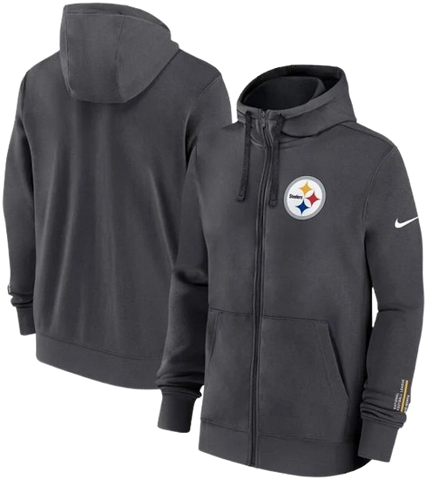 Pittsburgh Steelers Nike Primetime Club Full-Zip Hoodie